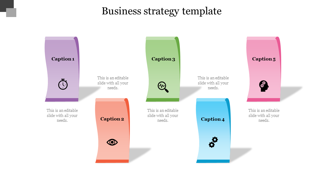 Eye-opening Business strategy PowerPoint Template